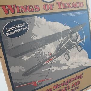 Texaco Wings 1929 Waco Straightwing Die-Cast Airplane Bank Special Edition